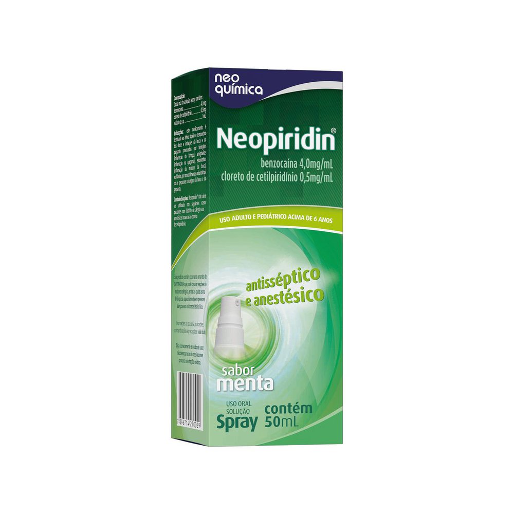 Neopiridin 4mg/ml+ 0,5mg/ml Sabor Menta Spray 50ml