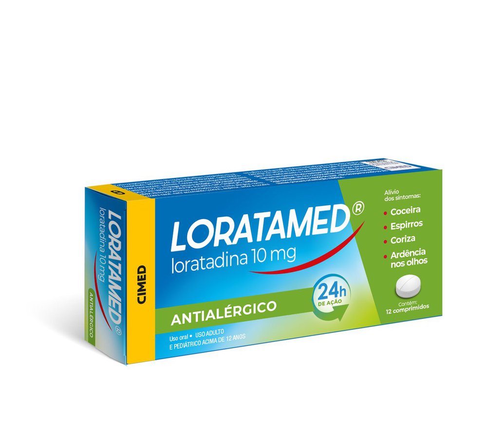 Anti Alergico Loratamed 10Mg 12 Comprimidos