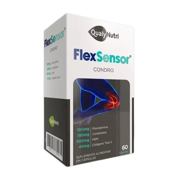 Qualynutri Flex Sensor Condro 600mg - 60 Cápsulas