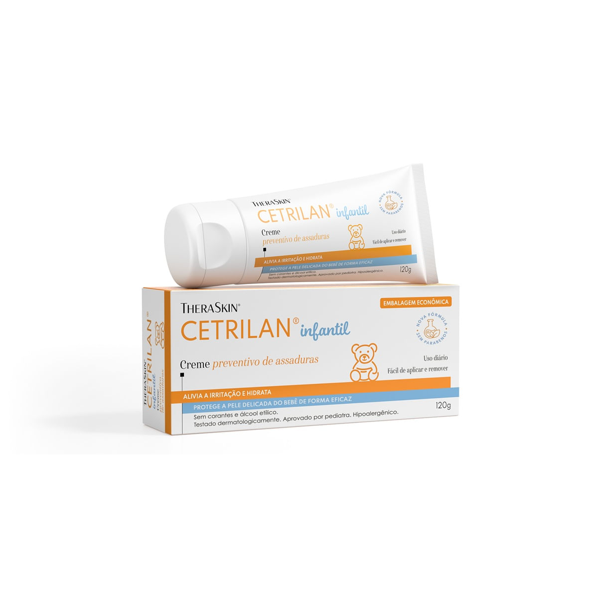 Pomada para Assadura Cetrilan Creme Protetor 120g