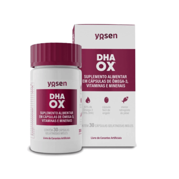 DHAOX® - Ômega 3 DHA - 30 Cápsulas