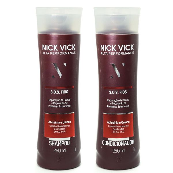 Kit Nick Vick SOS - Shampoo - Condicionador