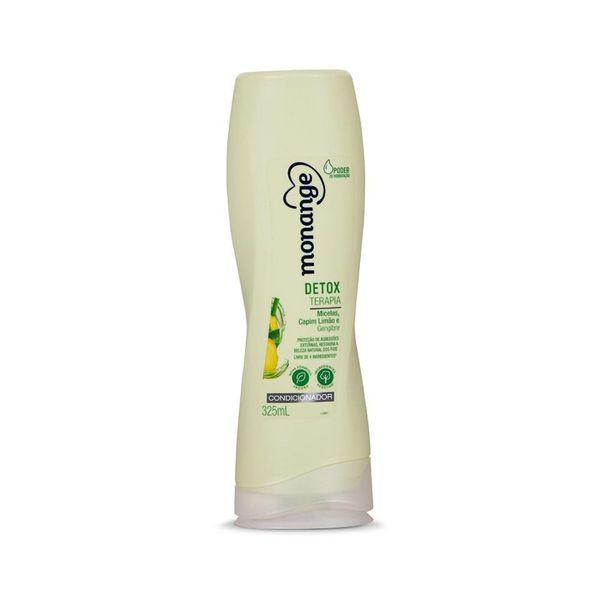 Condicionador Monange Detox Terapia Menta, Gengibre e Capim-limão 325ml
