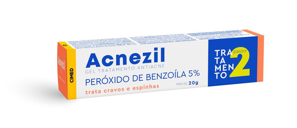 Gel Tratamento Acnezil Antiacne com Peróxido Benzoila 20G