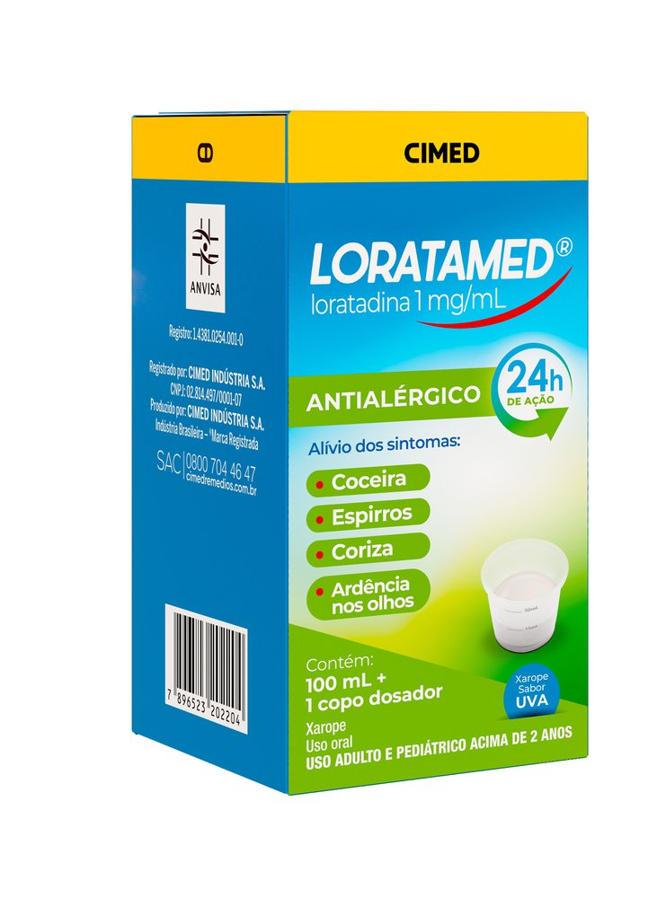 Anti Alergico Loratamed 1 Mg/Ml Xarope 100Ml