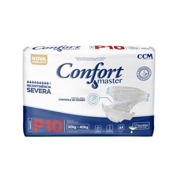Fralda Geriátrica - Confort Master Regular - Incontinência - M - 1 Un