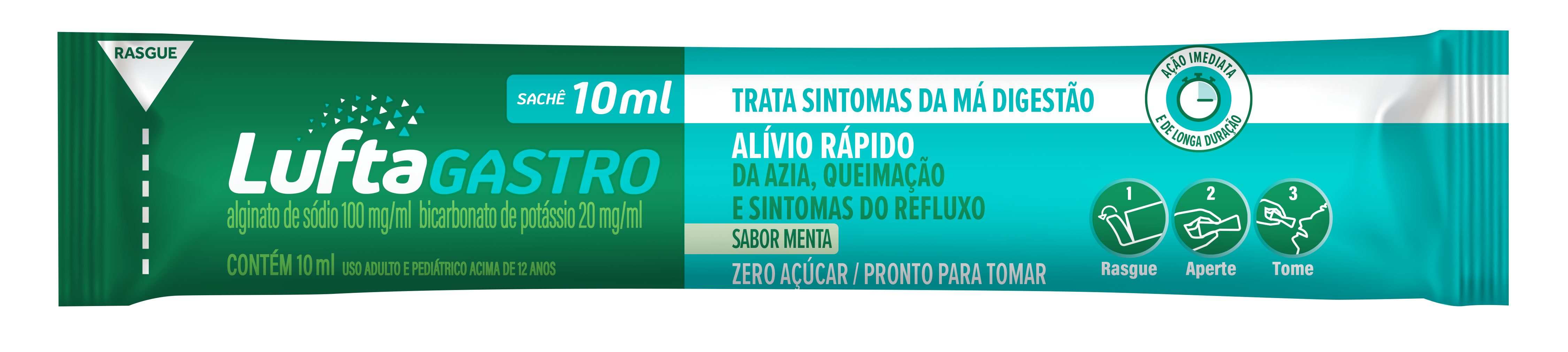 LuftaGastro Sachê Líquido 10ml