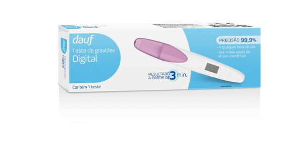 Teste De Gravidez Dauf Digital 1 Unidade