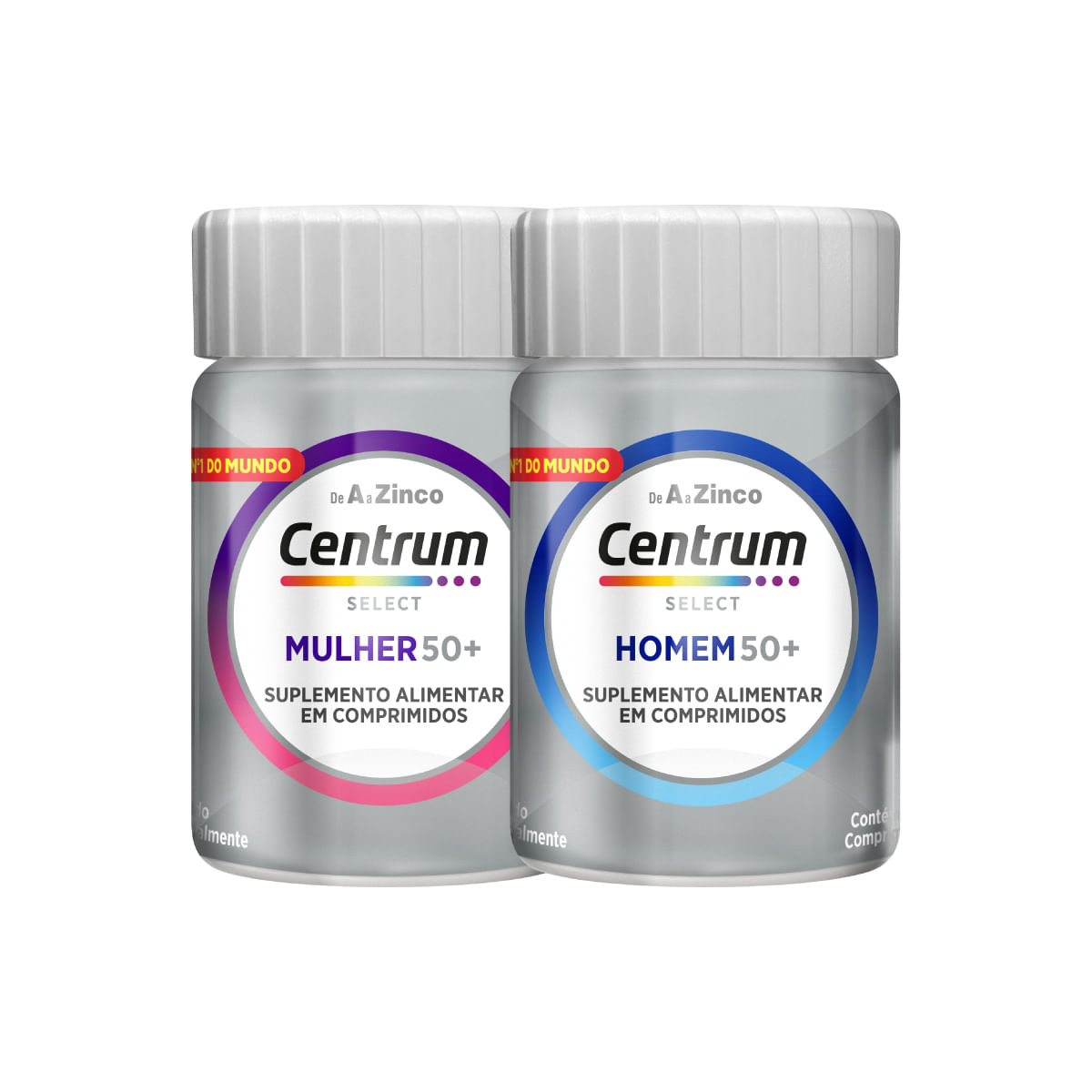 Kit Centrum Select Mulher 50+ 30 Comprimidos + Select Homem 50+ 30 Comprimidos