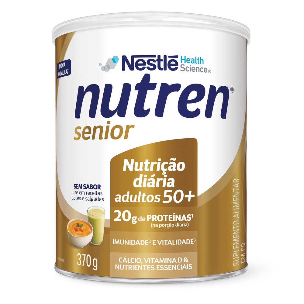 Suplemento Alimentar Nutren Senior Sem Sabor 370g