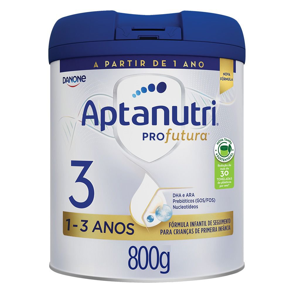 Fórmula Infantil Aptanutri Profutura 3 DHA ARA de 1 a 3 anos 800g