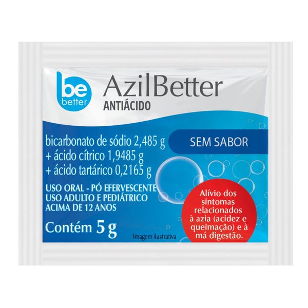 Azilbetter Natural Pó Efervescente 1 Sache