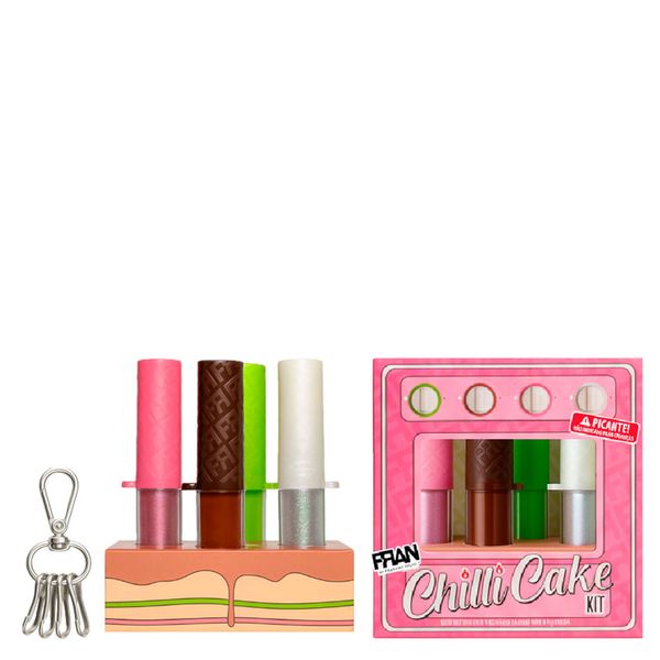 Kit Gloss Fran By Franciny Ehlke Chilli Cake 4x3,3g 3g