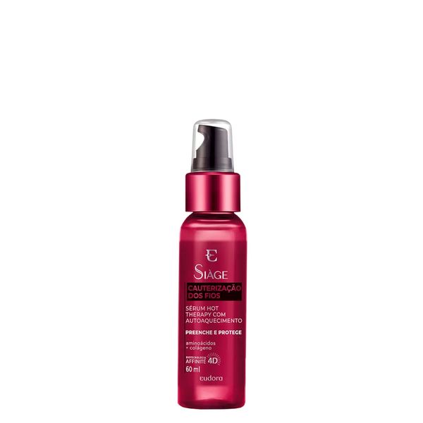 Sérum Eudora Siàge Hot Therapy Cauterização Dos Fios 60ml 60 ml