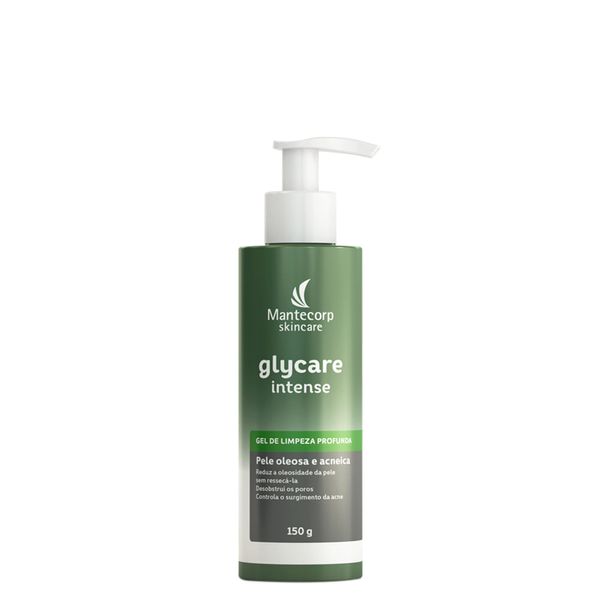 Gel Facial de Limpeza Profunda Mantecorp Glycare Intense 150g 150 g