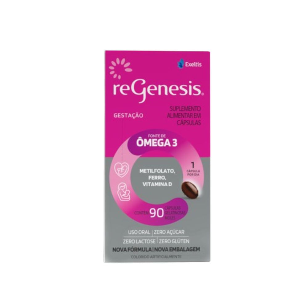 Regenesis Ômega 3 Zero Açúcar 60 Cápsulas Moles