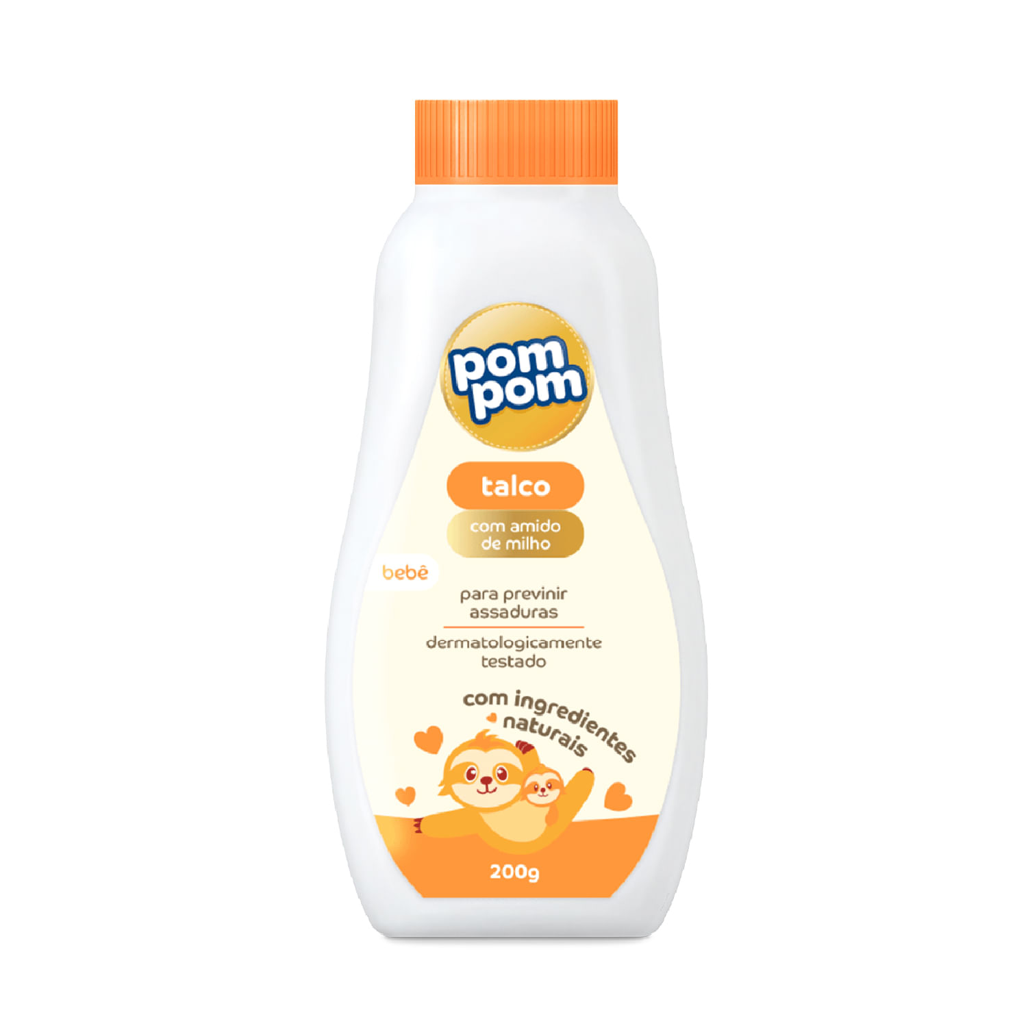Talco Infantil Pom Pom 200g