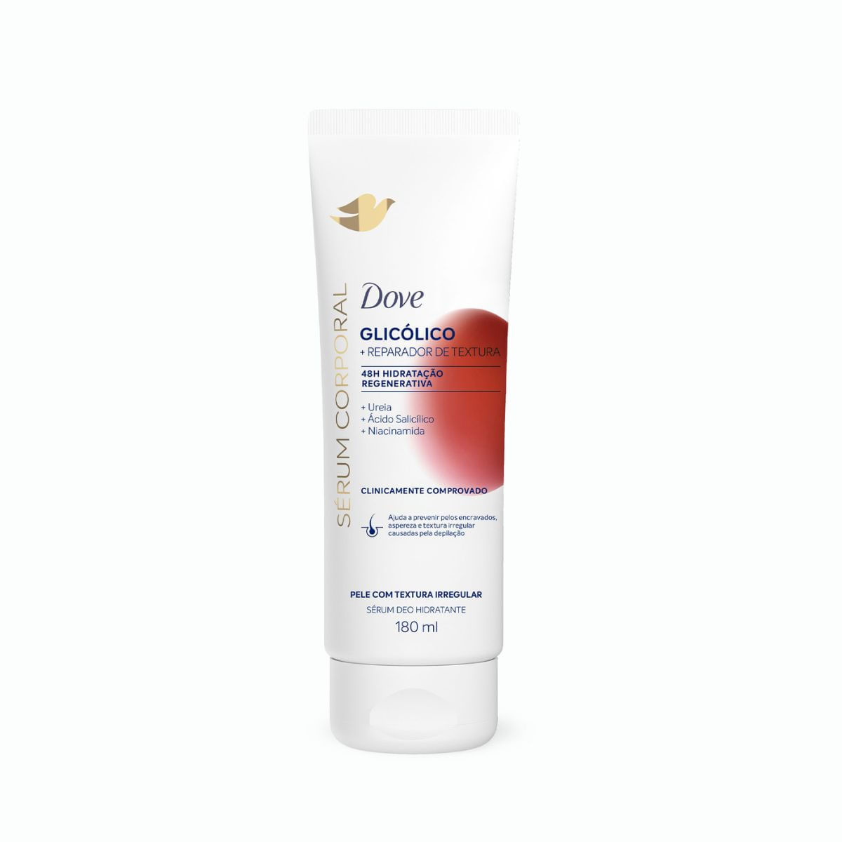 Hidratante Corporal Dove Sérum Glicólico + Reparador De Textura 180ml