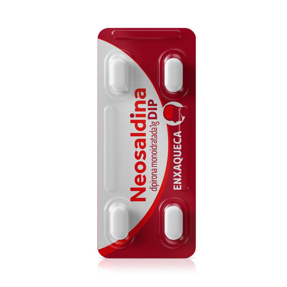 Analgésico Neosaldina Dip 1g Dipirona Blister 4 Drágeas