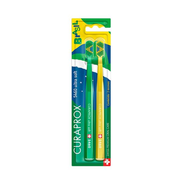 Escova Dental Curaprox Ultra Soft Edição Brasil 2 Unidades