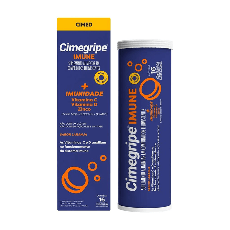 Cimegripe Imune Com 16 Comprimidos Efervescentes