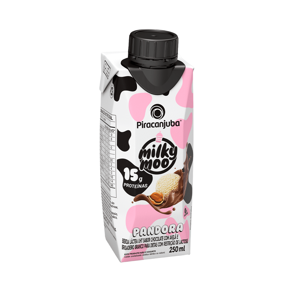 Bebida Proteica Pro Force 15g Milkymoo Pandora Cacau 250ml