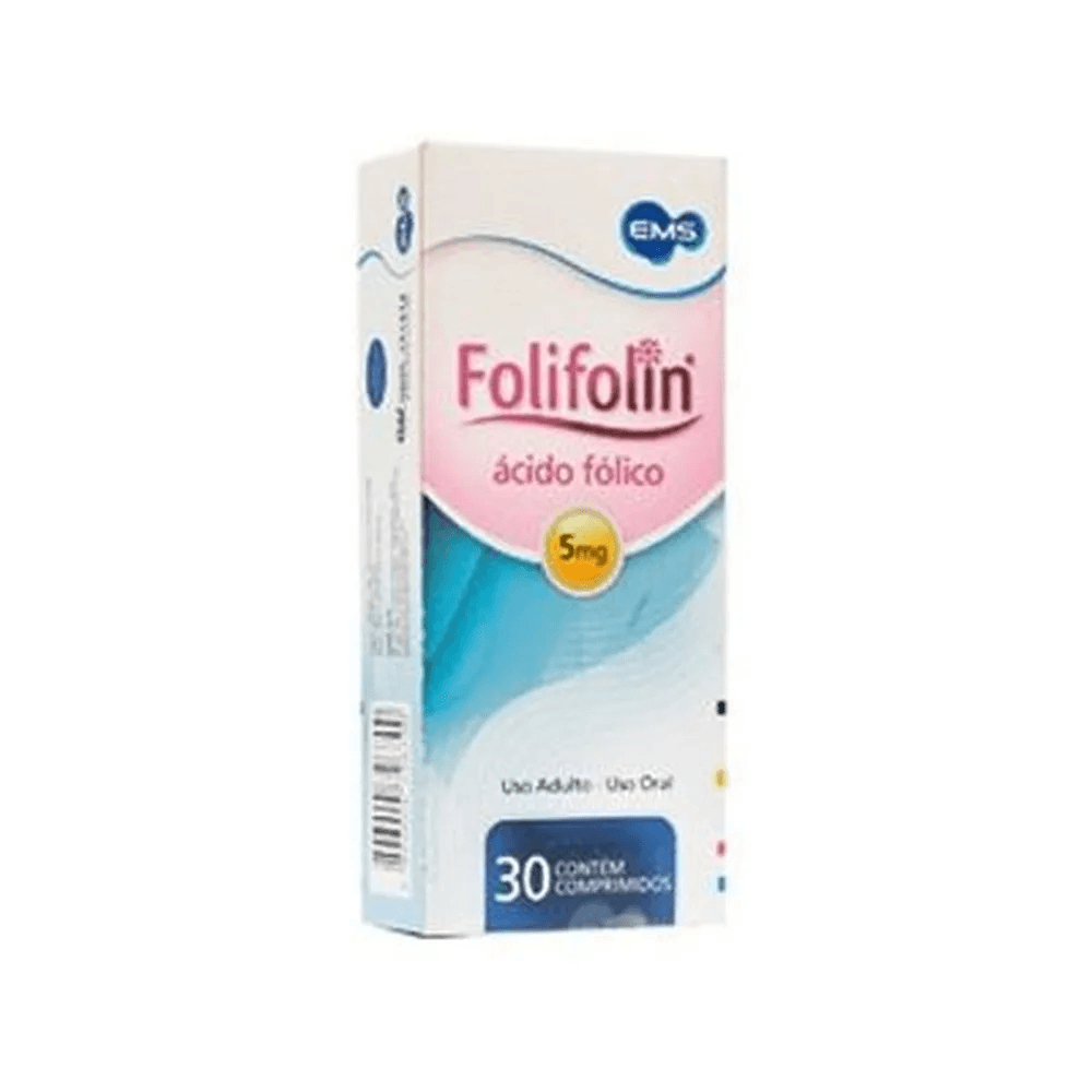 Folifolin 5mg 30 Comprimidos