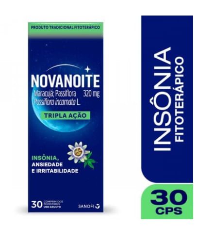 Novanoite Passiflora 320mg Com 30 Comprimidos