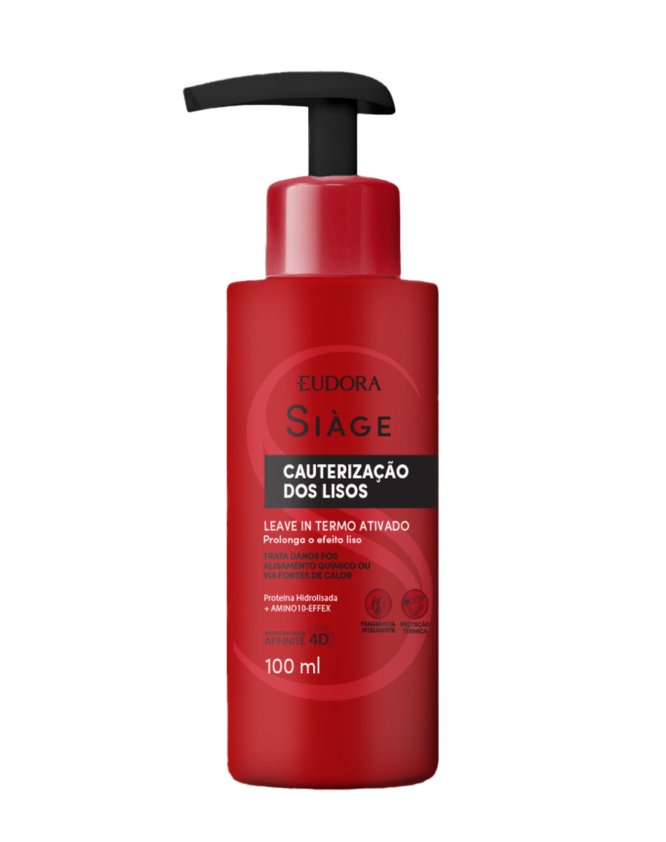 Leave-in Eudora Siàge Cauterização dos Lisos Proteção Térmica 100ml