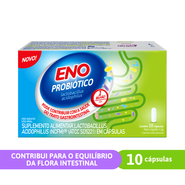 Eno Probiótico 10 Cápsulas