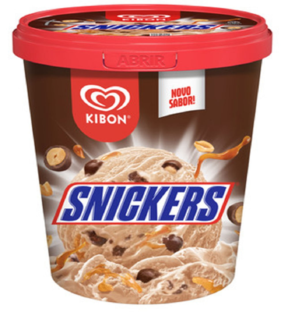 Sorvete Kibon Snickers 800ml