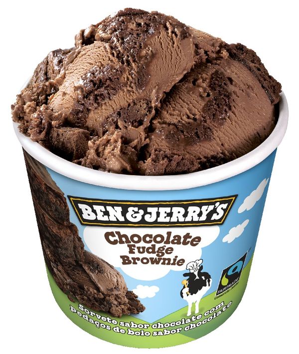 Sorvete Ben & Jerrys Chocolate Fudge Brownie 120ml