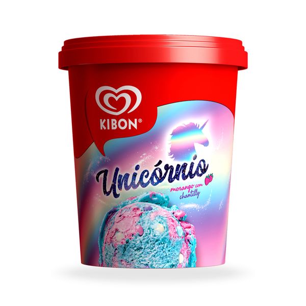 Sorvete Kibon Unicórnio 800ml