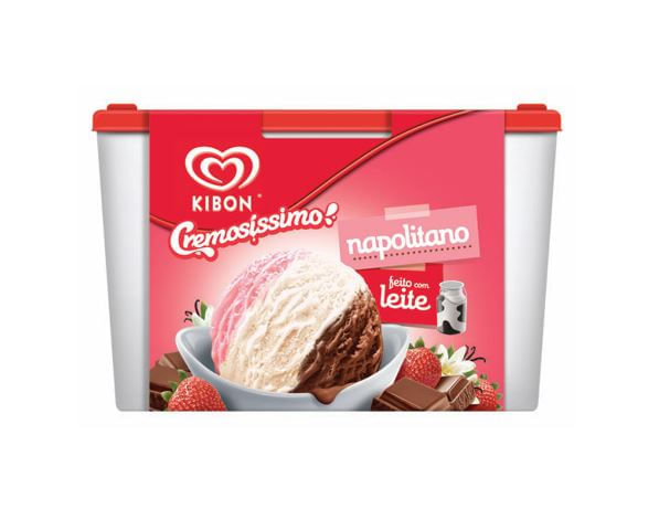 Sorvete Cremosíssimo Napolitano Pote 2l