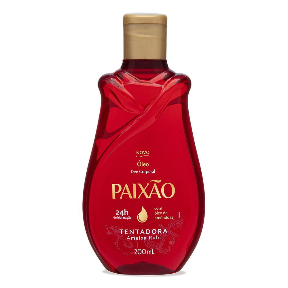 Óleo Corporal Paixão Tentadora Ameixa Rubi 200ml
