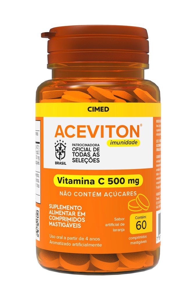 Vitamina C Aceviton Imunidade 60 Comprimido Mastigavel