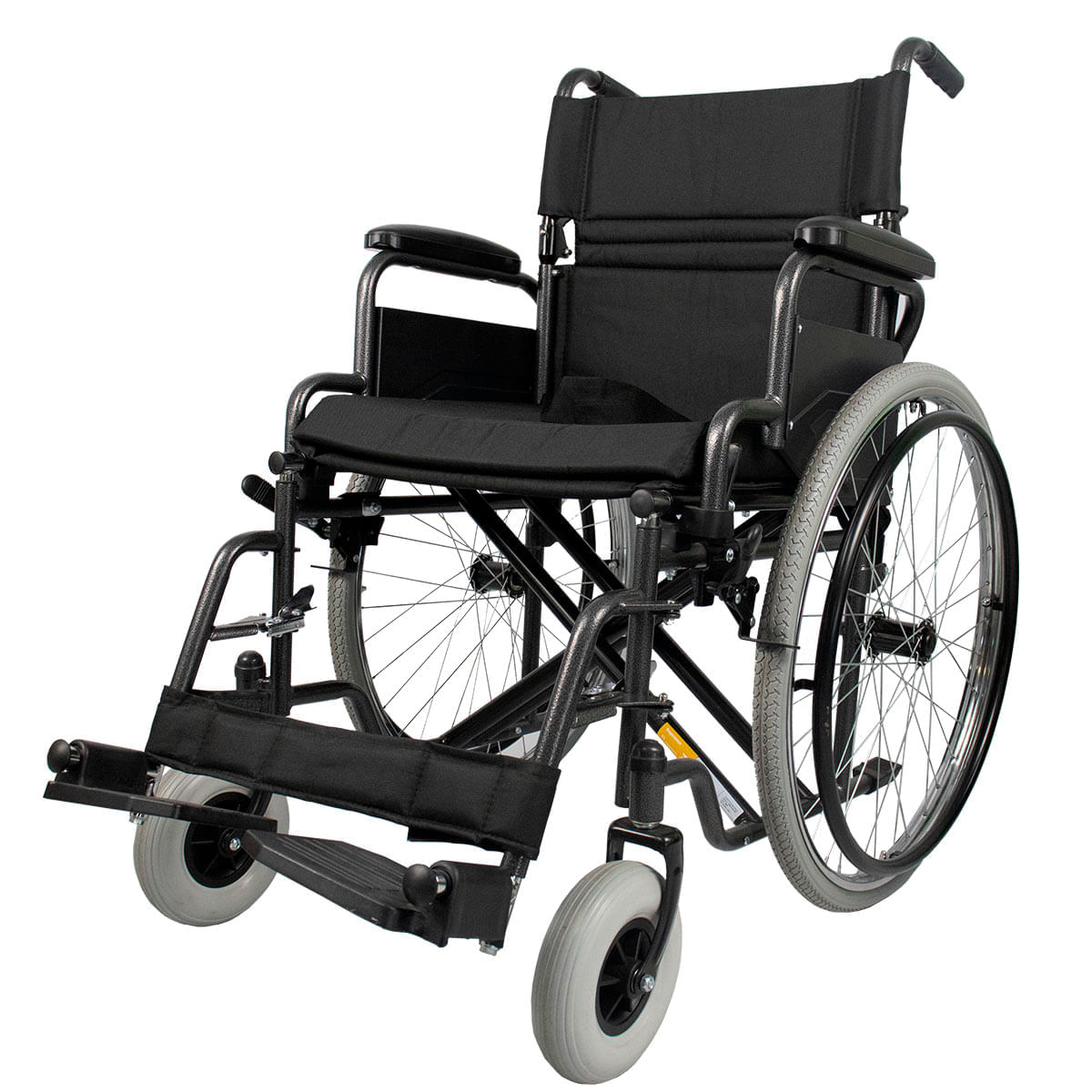 Cadeira De Rodas Aço Dobrável Até 120 Kg Tamanho 40 D400 Dellamed