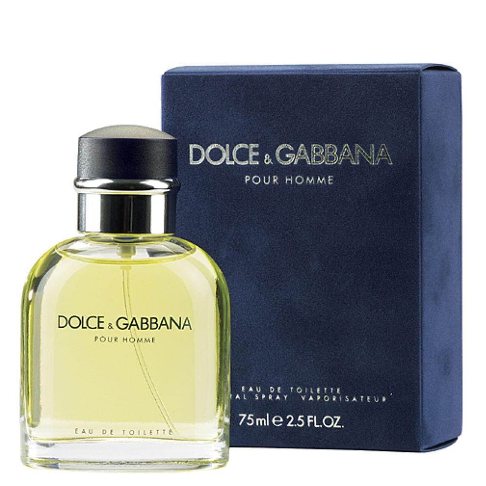 Dolce & Gabbana Pour Homme Eau De Toilette Perfume Masculino 75 Ml