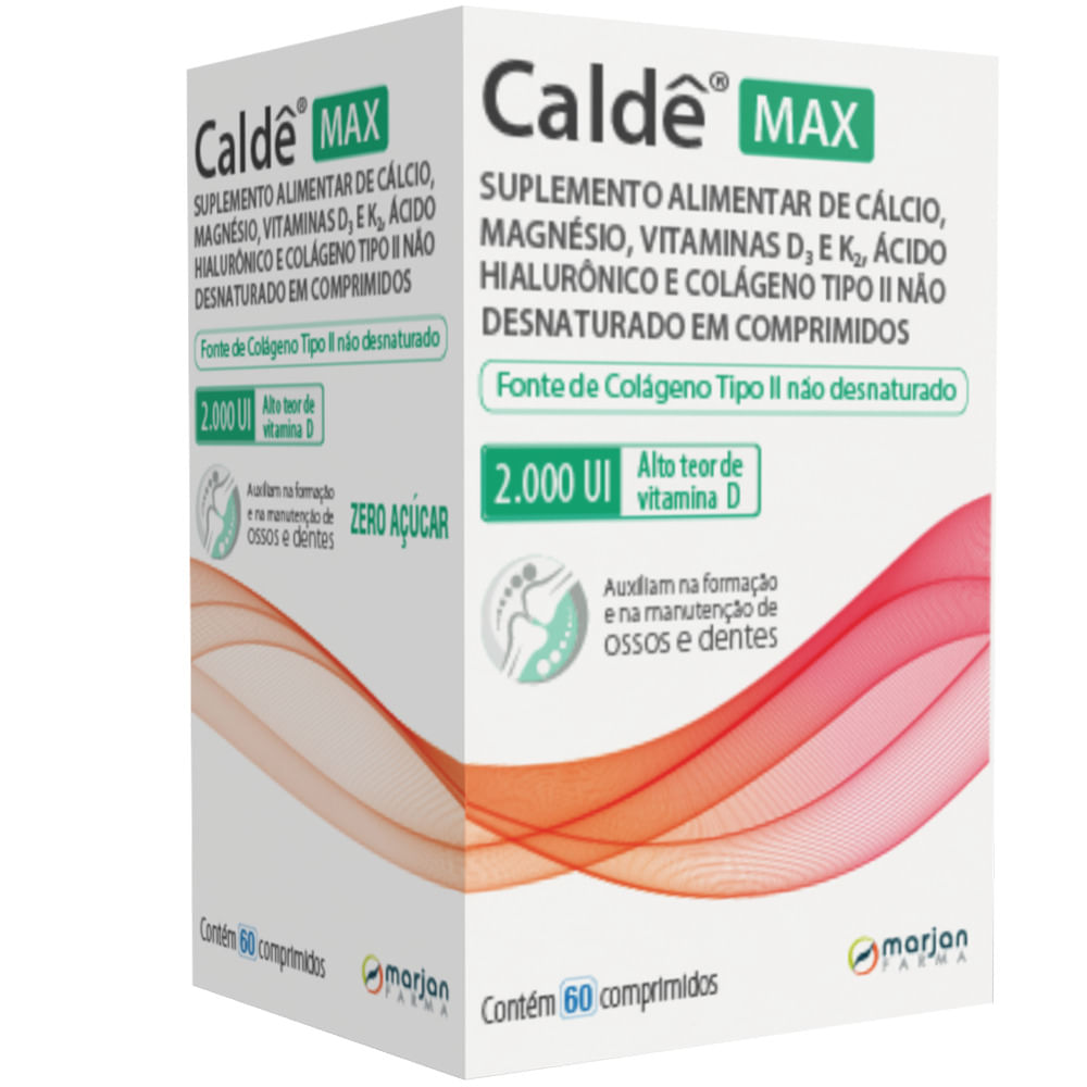 Caldê Max 2000UI 60 Comprimidos Revestidos