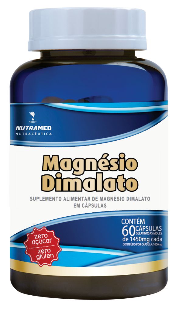 Magnésio Dimalato - 60 Cápsulas