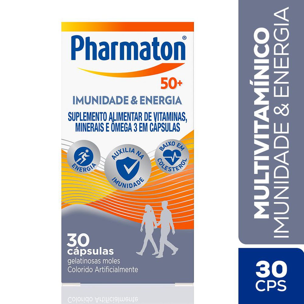 Pharmaton 50+ Caixa Com 30 Cápsulas