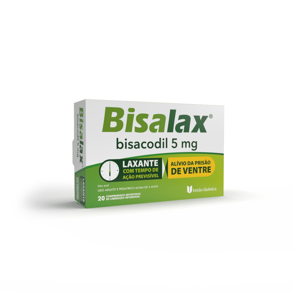 Bisalax 5mg 20 Comprimidos Revestidos de Liberação Retardada