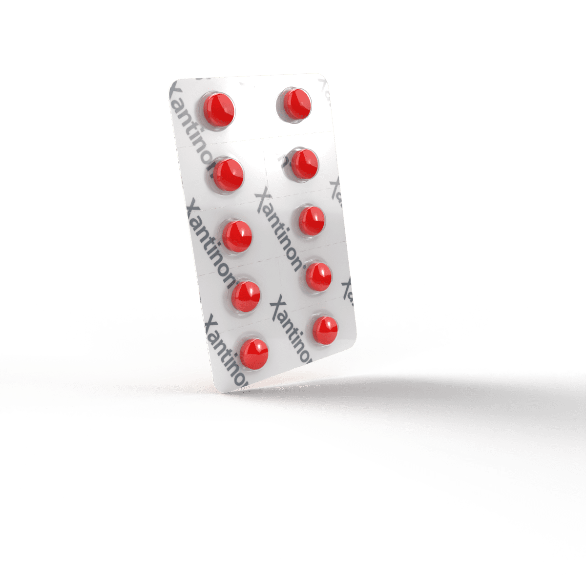 Xantinon 100mg + 20mg 10 Comprimidos Revestidos