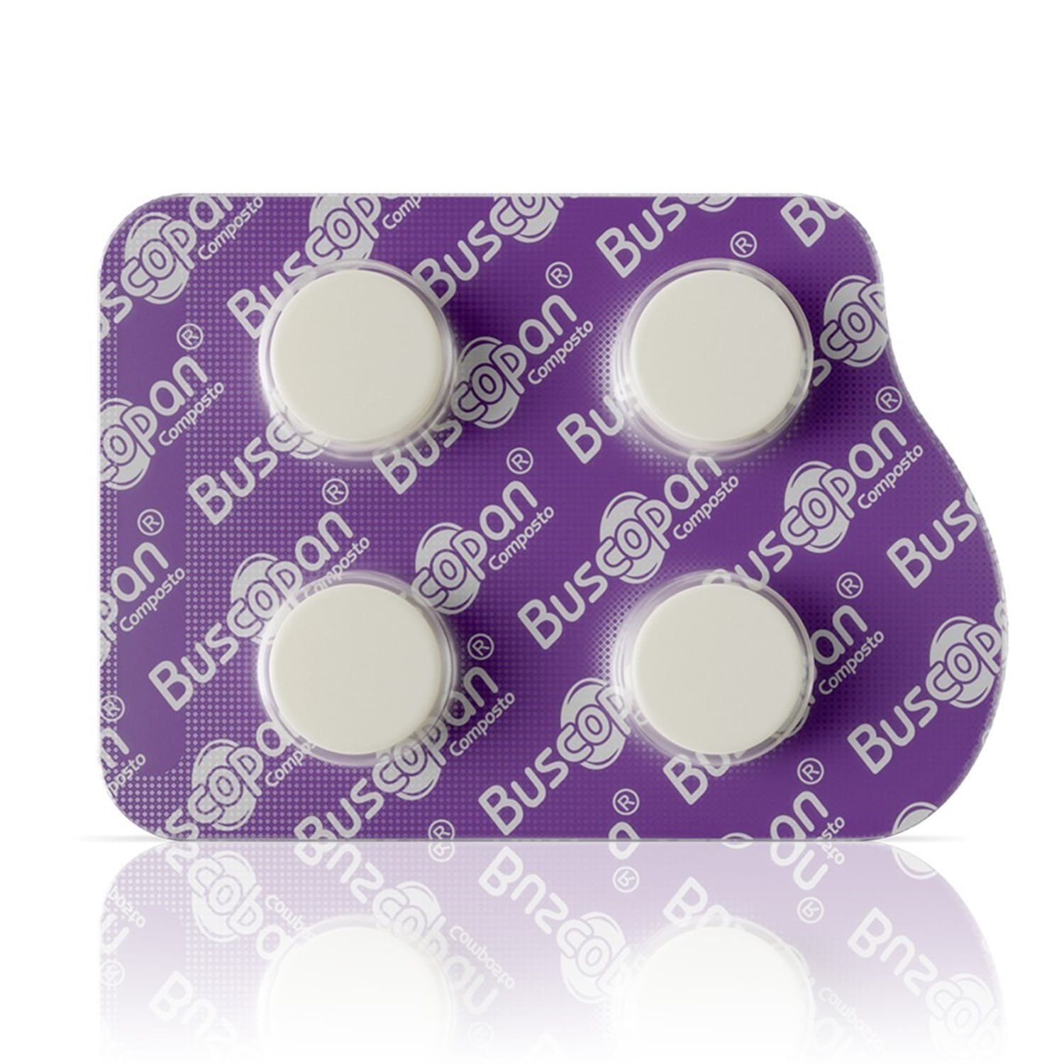 Buscopan Composto 10mg + 500mg 4 Comprimidos Revestidos