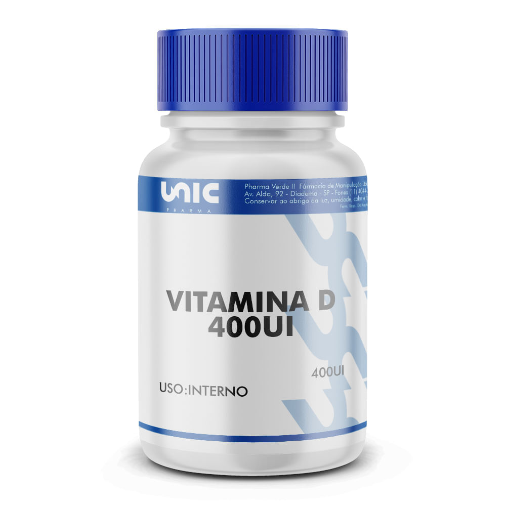 Vitamina d 400ui 60 Cápsulas
