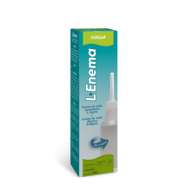 L-Enema 160mg/ml + 60mg/ml Solução Retal 130ml