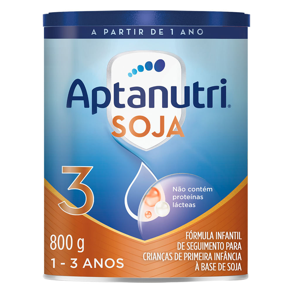 Fórmula Infantil Aptanutri Soja 3 Sem Lactose de 1 a 3 anos 800g