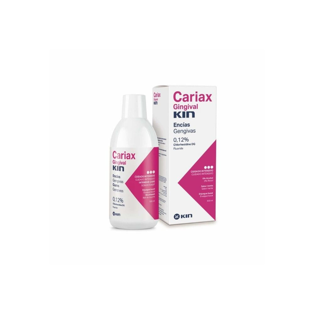 Antisséptico Bucal Kin Cariax Gingival com Clorexidina 0,12% com Flúor 250ml
