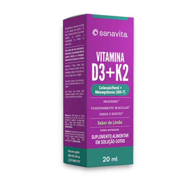 Vitamina D3 + K2