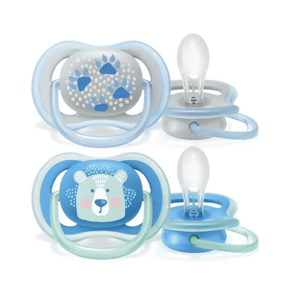 Chupeta Philips Avent Ultra Air de 6 a 18 meses Silicone Azul 2 Unidades